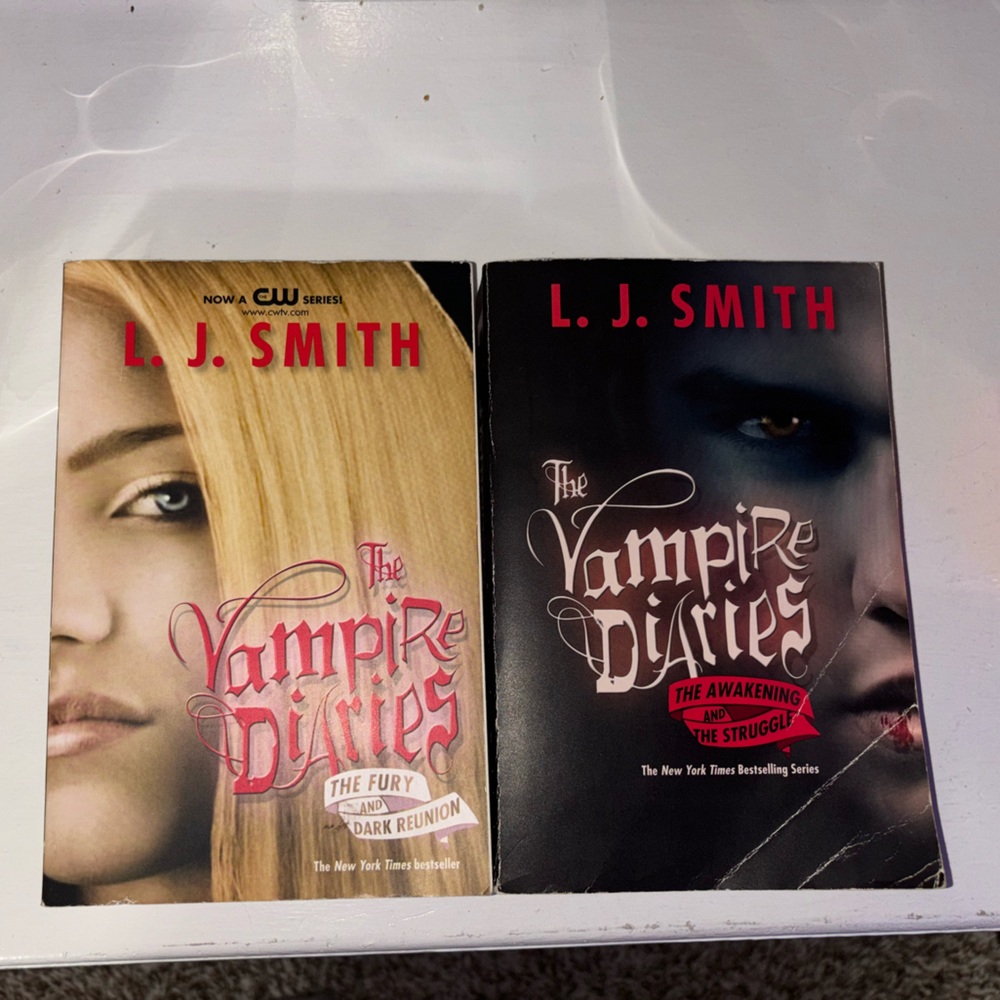 The Vampire Diaries Book Set by L.J. Smith Pre Loved